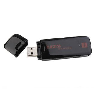 USD $ 47.99   HSDPA Wireless 3G USB Dongle + MicroSD Slot (Black