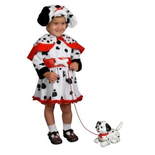 Toddler Deluxe Dalmatian Dog Girls Halloween Costume