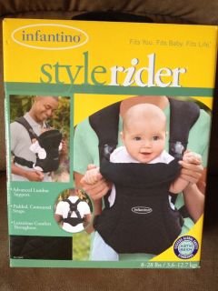 Infantino Baby Carrier Black Quilt Style Rider
