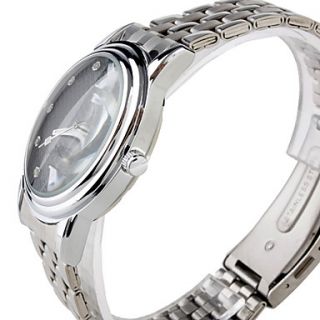 EUR € 10.48   unisex stål analog kvarts armbåndsur (assorterte