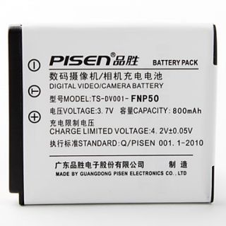 Pisen fnp50 batteria per Fujifilm F200EXR, f75exr, F70EXR, F100fd