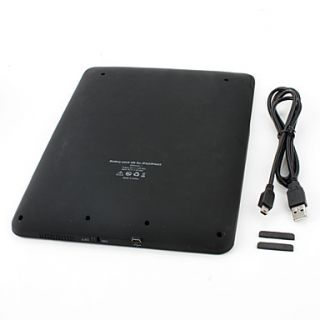 USD $ 49.99   iPega External Battery and Back Case for iPad 2 (Black
