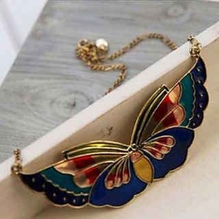 EUR € 5.51   Vintage Butterfly Akryl Alloy Necklace, Gratis Fragt