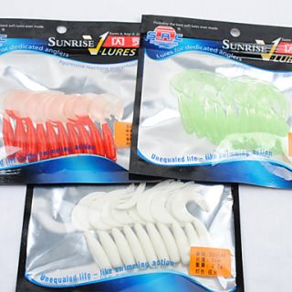 USD $ 3.19   50MM 2.2G Soft Lure Pack (10 Pieces),