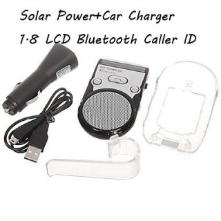 USD $ 52.65   Solar/Car Charger Powered Rechargeable 1.8 LCD Bluetooth
