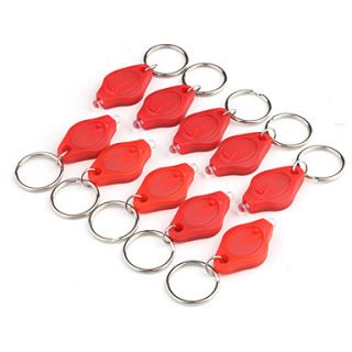 EUR € 6.52   1400mcd led zaklamp sleutelhanger   rood licht (10 pack