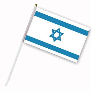 EUR € 0.54   israel nylon flag (30 x 14 cm), Gadget a Spedizione