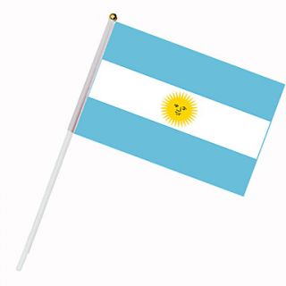 EUR € 0.54   Nylon Bandera de la Argentina (30 x 14 cm), ¡Envío