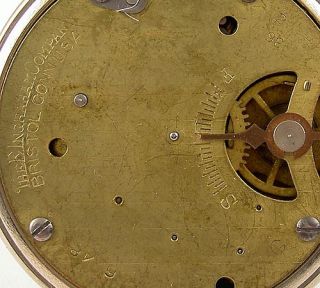 Ingraham Biltmore Radium Pocket Dollar Watch 1948