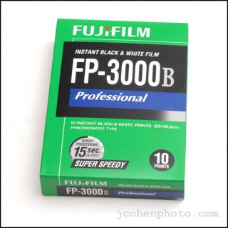 Fuji FP 3000B Polaroid Medium Format Instant Film