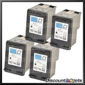 CC654AN BLACK Ink Print Cartridge for HP 901XL OfficeJet 4500 Printer