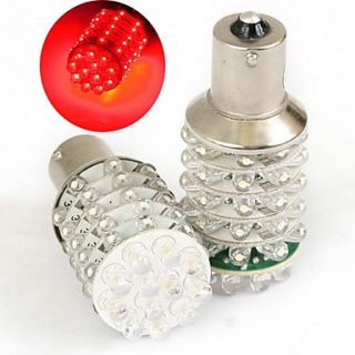USD $ 16.29   2 Red LED Car Bulbs with 57 LEDs Each for Indicator