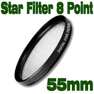 EUR € 14.62   emolux 55 millimetri star 8 punti filtro, Gadget a