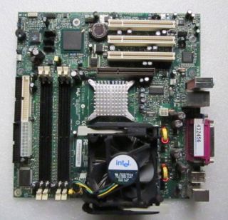 Intel E210882 Motherboard 478 Socket P4 2 4GHz CPU w Fan
