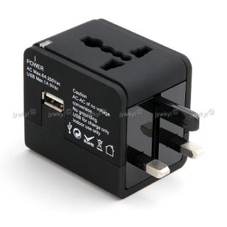 Universal Adapter Plug Electric International Wall Plug Adaptor USB