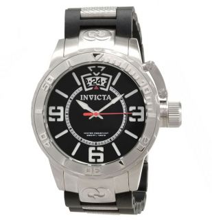  Invicta 10604 Corduba Black Dial Bracelet Big Date Swiss Quartz Watch