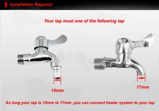  Electric Hot Water Heater System f tap Faucet  INSTANT HOT Water DT632