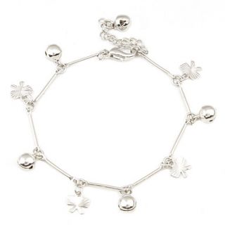 EUR € 1.55   Engula forma com Tinkle Pulseira Sliver Sinos Chapada