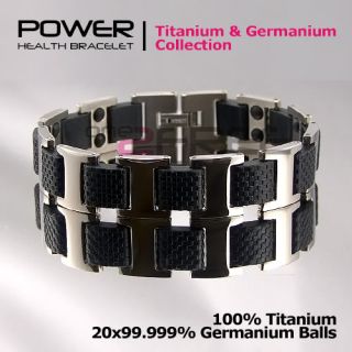  Titanium Germanium Ionic Fashion Bracelet Balance Band Energy