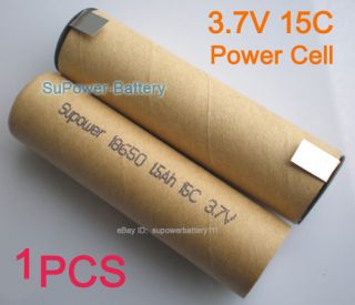 18650 Battery 3 7V 15c 1500mAh Li ion Power Cell Replace Power Tool