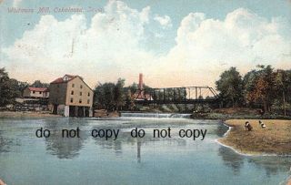 1909 Oskaloosa Iowa Whitmore Mill Early Old IA Postcard