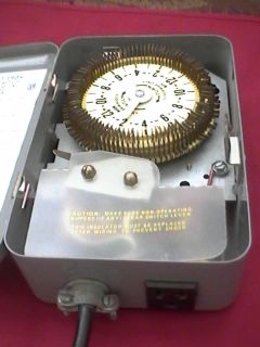 Intermatic Timer Model T 1905 48 Timing Operations on 24 Hour Schedule