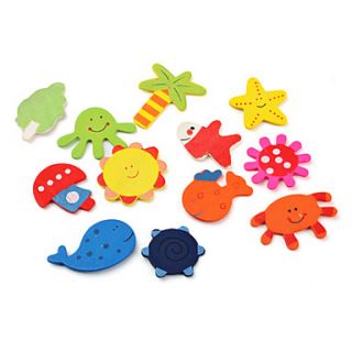 USD $ 1.59   Colorful Ocean Life Theme Fridge Magnets (12 Pack),