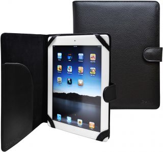 Slim Folio Leather Case for Apple iPad 3 Black