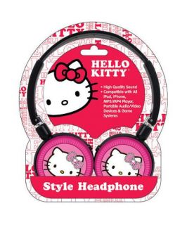 This Hello Kitty DJ Headphones is compatible with all iPod, iPhone