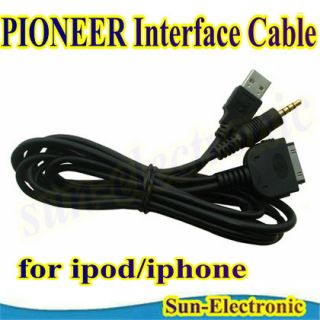 Pioneer CD IU51V Aux USB Interface Cable for iPod iPhone iPad iTouch