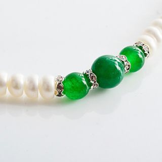 EUR € 8.64   parel wnd jade kralen ketting, Gratis Verzending voor