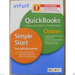 Intuit Quick Books Online Simple Start Small Business Accounting
