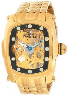 THIS IS A BRAND NEW INVICTA MENS LUPAH SKELETON GOLD TONE WATCH MODEL