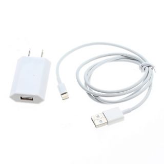 EUR € 7.63   US Plug USB Power Adapter med USB kabel til iPhone 5
