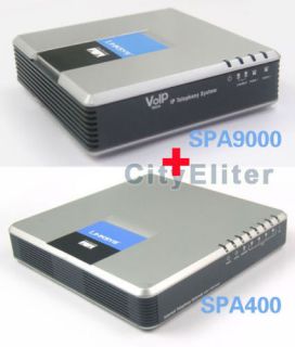 Unlocked Linksys SPA400 SPA9000 IP VoIP Phone System