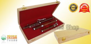 Irish Traditional Rosewood D Flute with 6 Keys 26
