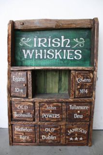 Traditional Irish Pub Wall Decor Whiskey of Ireland Home Bar Wall