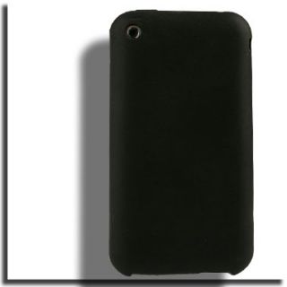 Silicone Case for Apple iPhone 3G s Black Cover Skin ATT 16GB 32GB G