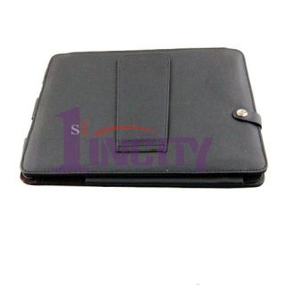 New Black 7 inch Bracket Leather Case for Apple iPad