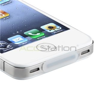  GEL RUBBER CASE SKIN+LCD GUARD+DOCK COVER FOR IPOD TOUCH 4TH GEN 4 G