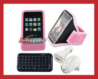 Case Skin Bluetooth Keyboard Chargers for iPod Touch 4G