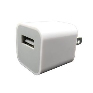 iPhone 5W 5V 1A USA AC Power Adapter USB Wall Charger