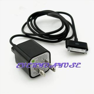 USB AC Power Adapter Wall Charger US Plug + SYNC Cable for iPod iPhone