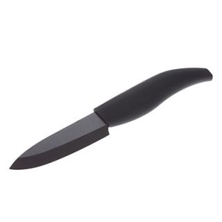 USD $ 6.39   7.65cm Chef Horizontal Ceramic Knife (Black),