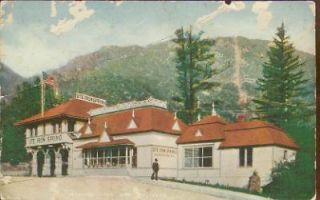 Postcard Advertising Ute Iron Springs Manitou Colorado