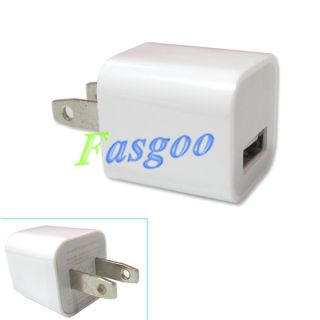 USB AC Power Wall Charger Adapter for iPod iPhone 4 4S
