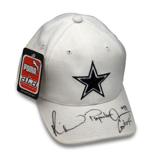 Michael Irvin Signed Auto NFL Dallas Cowboy Hat JSA HOF