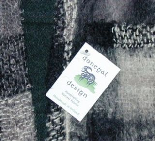 Donegal Design Wool Mohair Pocket Cape Wrap Shawl