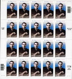 3669 Irving Berlin Mint Pane of 20 37 Cent US Postage Stamps New NH