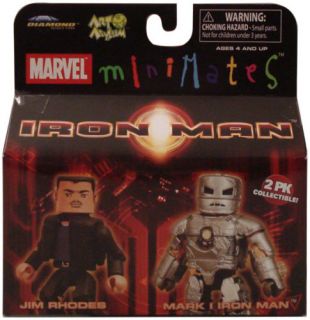 Marvel Minimates 21 Iron Man Jim Rhodes Mark I Iron Man